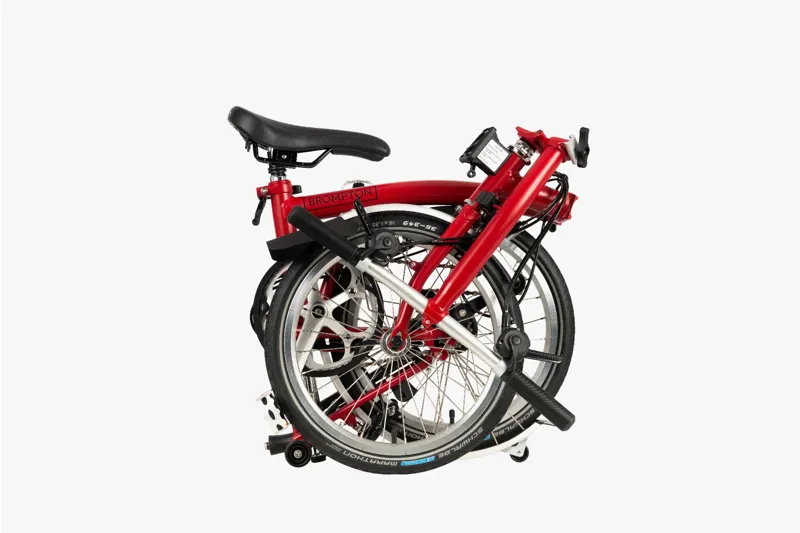 Brompton C-Line Explore Low Bar Folding Bike House Red-3
